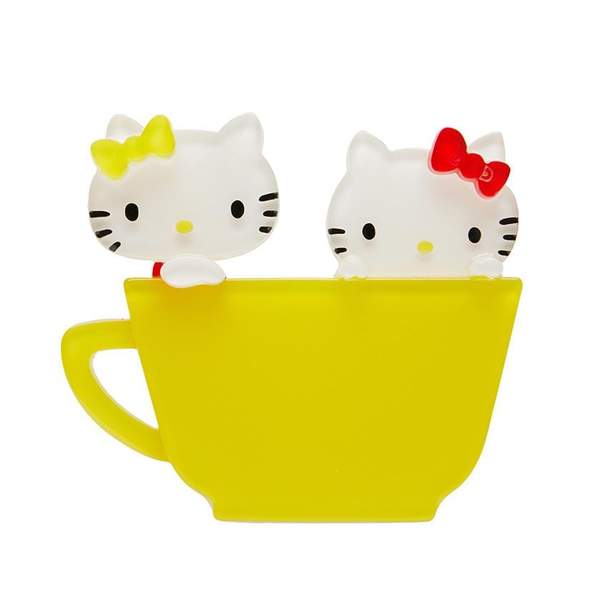 Hello deals kitty brooch